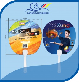 Quạt PP in trực tiếp mẫu 02