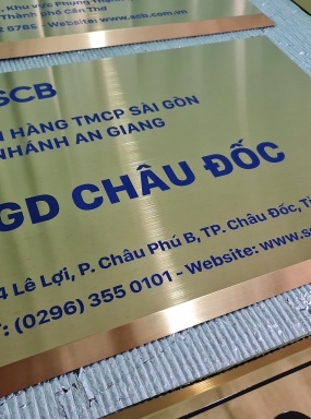 Bảng hiệu công ty - Bảng inox và Bảng mica chất lượng